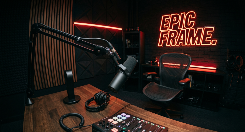 Realizacja podcastów wideo – studio EpicFrame